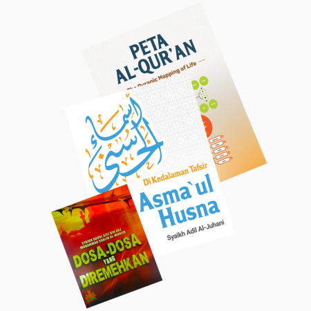 Paket Bundle Peta Al-Qur'an dan Asmaul Husna + Bonus Buku Dosa yg diremehkan (LP)