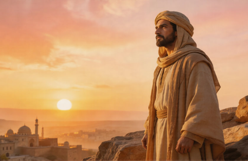 dreamina-2026-04-20-4051-A powerful image of Salman al-Farisi sta…-ezremove