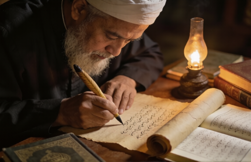 dreamina-2026-04-28-1842-Sebuah bidikan dari atas bahu seorang ul…-ezremove